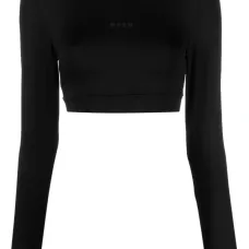 Укороченный топ с логотипом