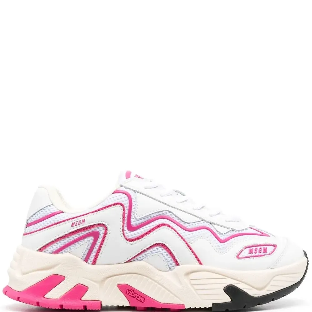 Кроссовки со вставками