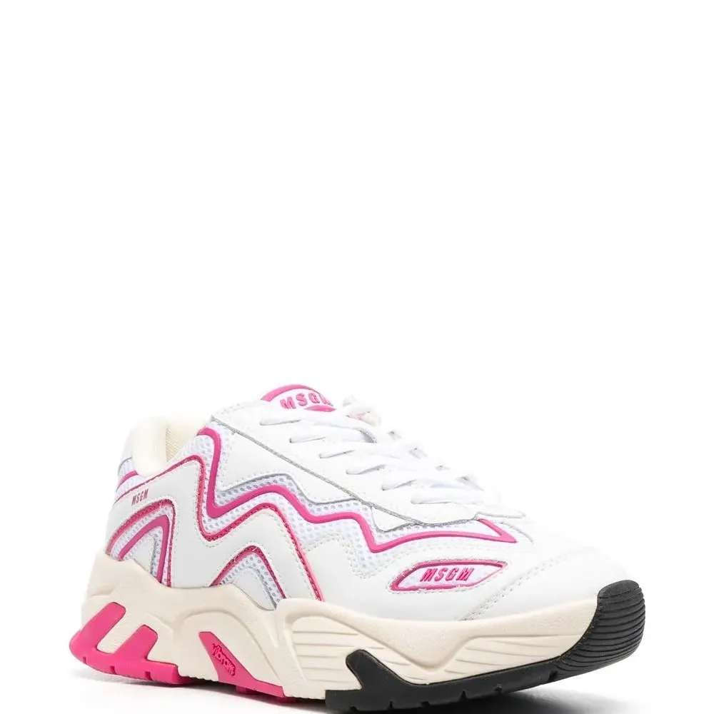 Кроссовки со вставками