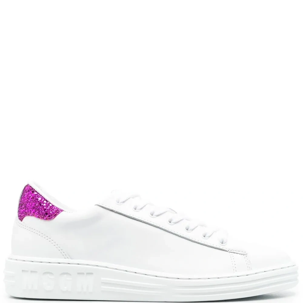 Кроссовки с контрастным задником