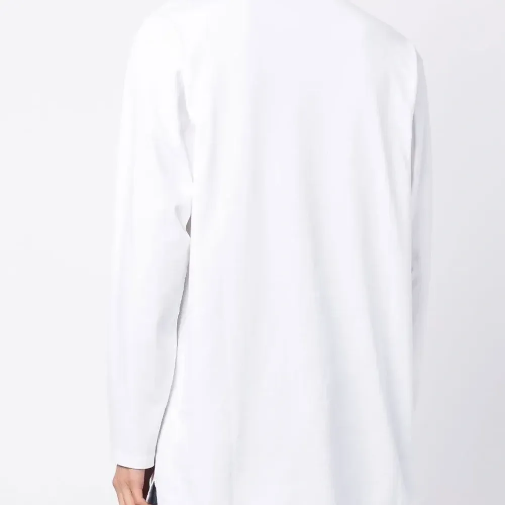 Футболка с длинными рукавами и принтом