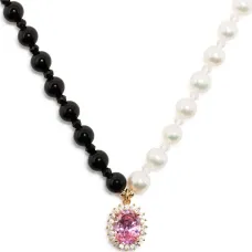 Колье с кристаллами