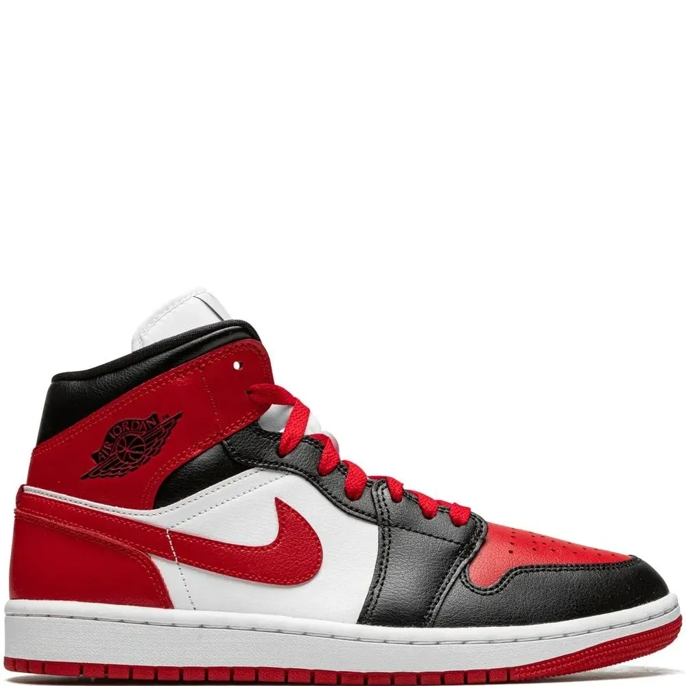 Кроссовки Air Jordan 1 Mid Alternate Bred Toe Кроссовки Air Jordan 1 Mid Alternate Bred Toe