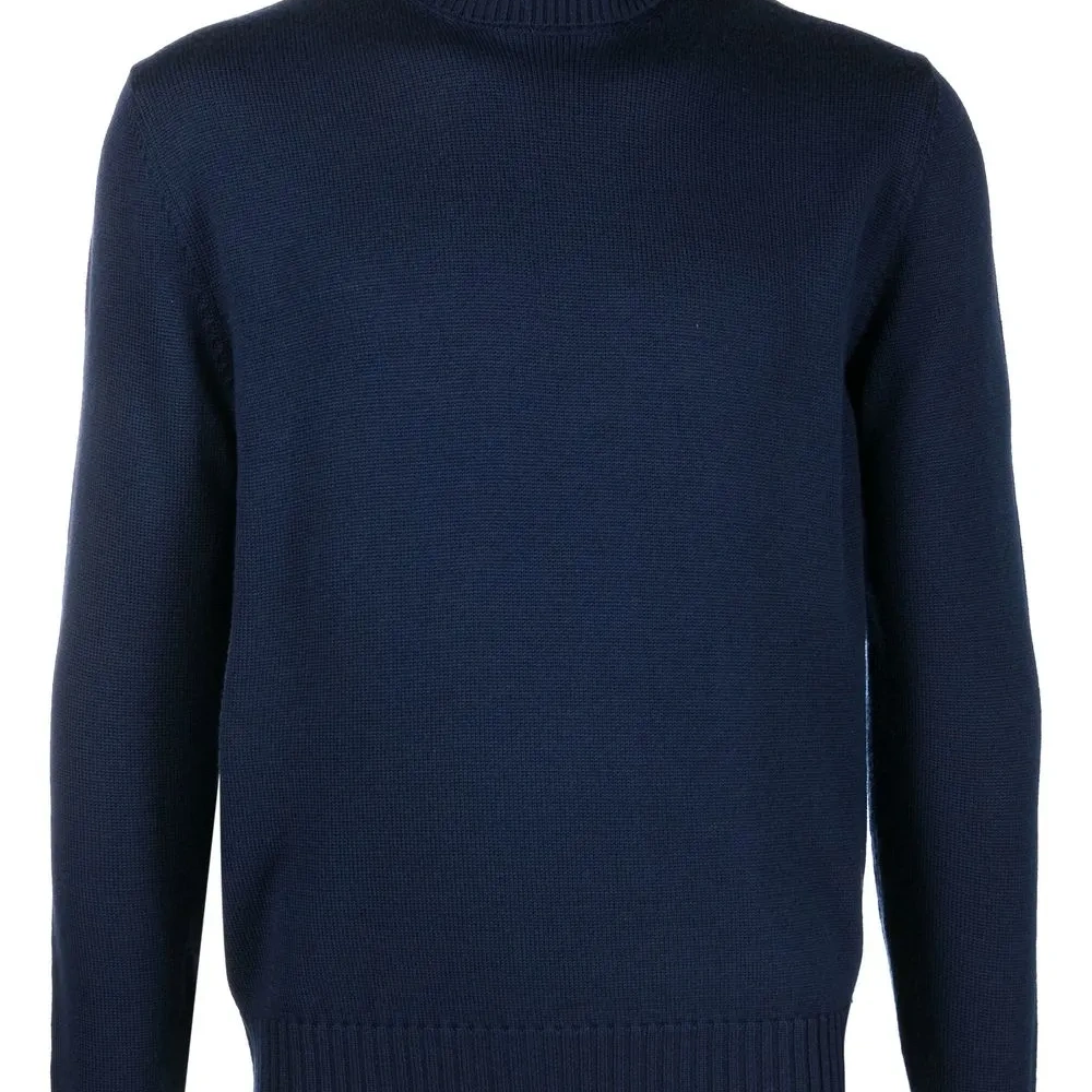 Шерстяной джемпер с высоким воротником