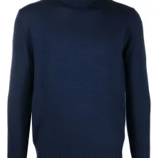 Шерстяной джемпер с высоким воротником