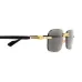 Rimless rectangle-frame sunglasses Rimless rectangle-frame sunglasses