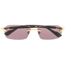 Rimless rectangle-frame sunglasses Rimless rectangle-frame sunglasses