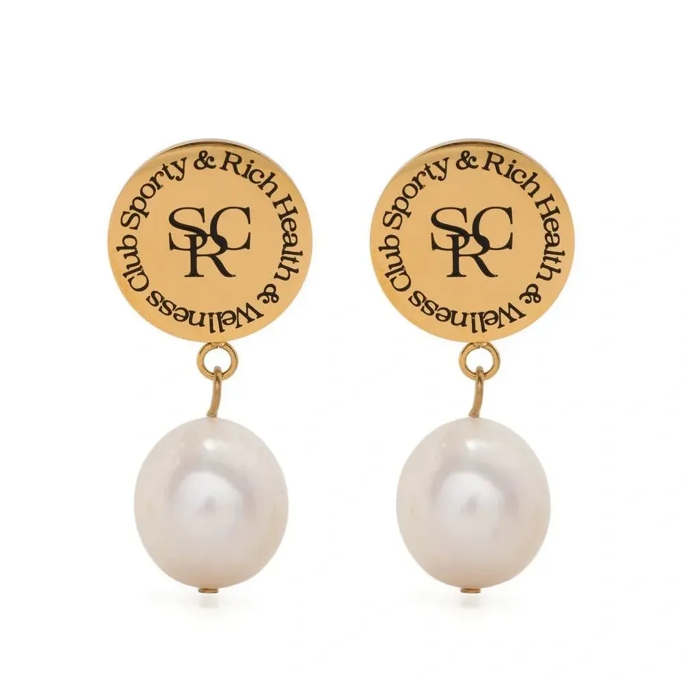 Серьги-подвески с жемчугом