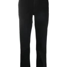 Зауженные джинсы с завышенной талией