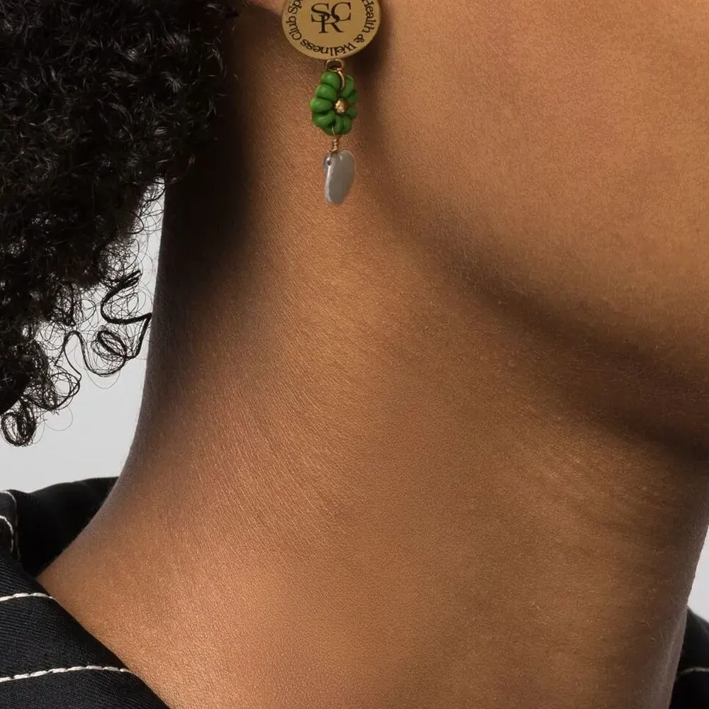 Серьги-подвески с жемчугом