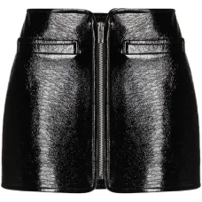 Виниловая юбка мини Swallow