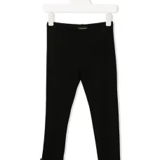 Легинсы с нашивкой-логотипом