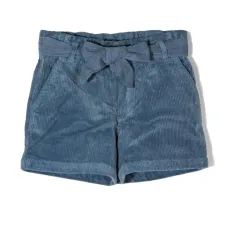 Вельветовые шорты с бантом