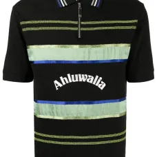 Рубашка поло на молнии с логотипом Рубашка поло на молнии с логотипом