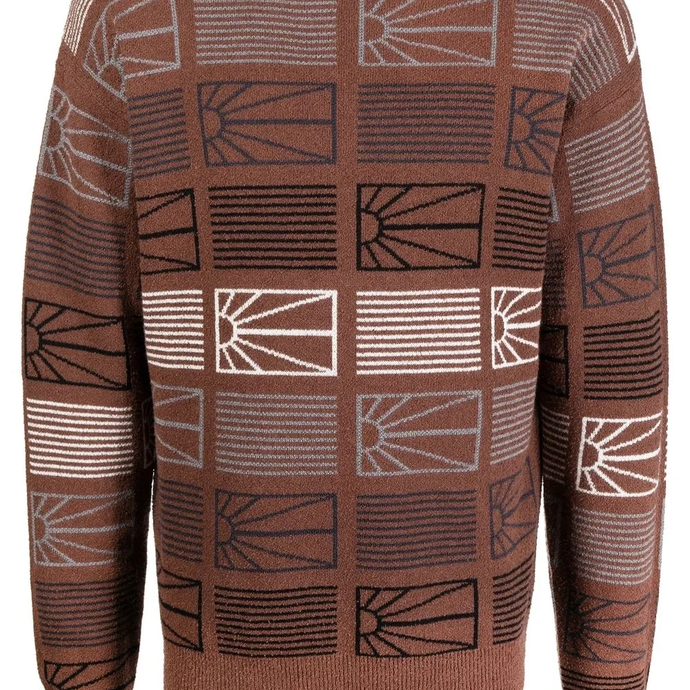 Джемпер с отделкой в рубчик