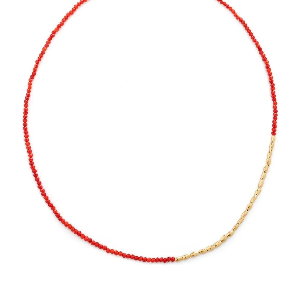 Колье Mini Nugget с бусинами