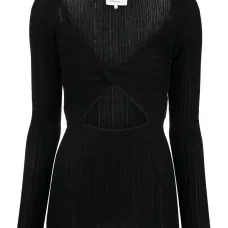 Трикотажный топ с вырезами