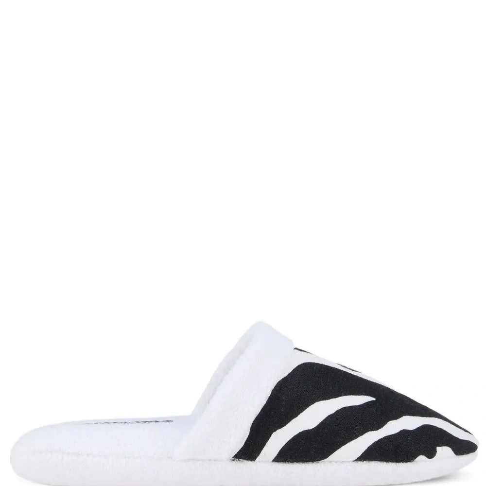 Слиперы с зебровым принтом Слиперы с зебровым принтом