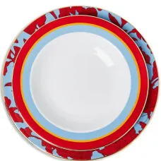 Набор из двух тарелок с принтом Roman Holiday Vino