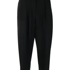 Укороченные брюки с завышенной талией