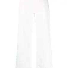 Прямые джинсы с завышенной талией