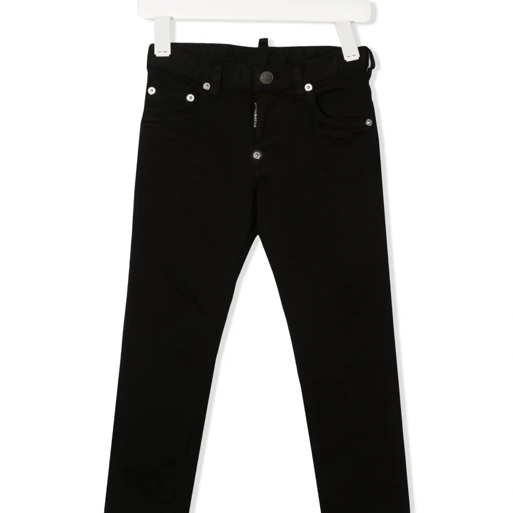 Узкие джинсы с нашивкой-логотипом