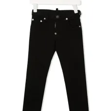 Узкие джинсы с нашивкой-логотипом Узкие джинсы с нашивкой-логотипом