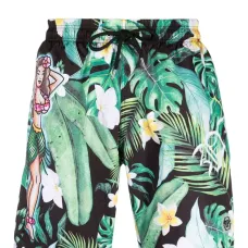 Плавки-шорты с цветочным принтом