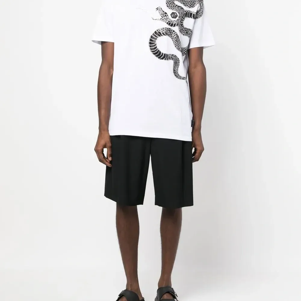 Декорированная футболка с принтом