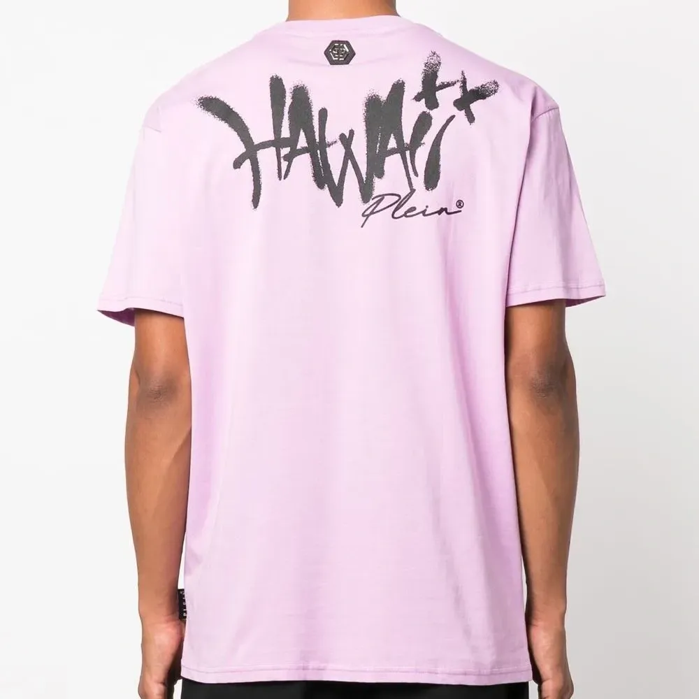 Толстовка с кристаллами и графичным принтом