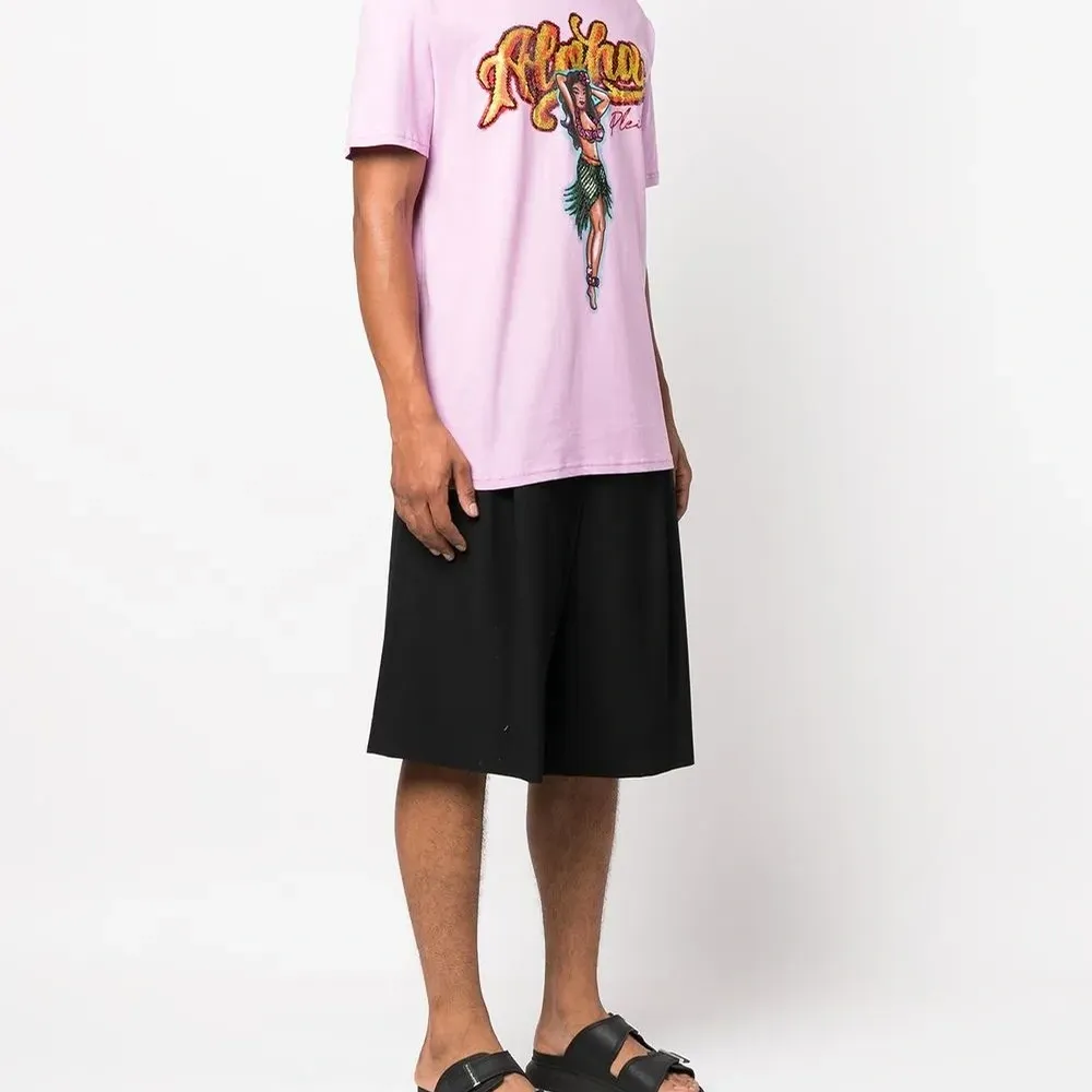 Толстовка с кристаллами и графичным принтом