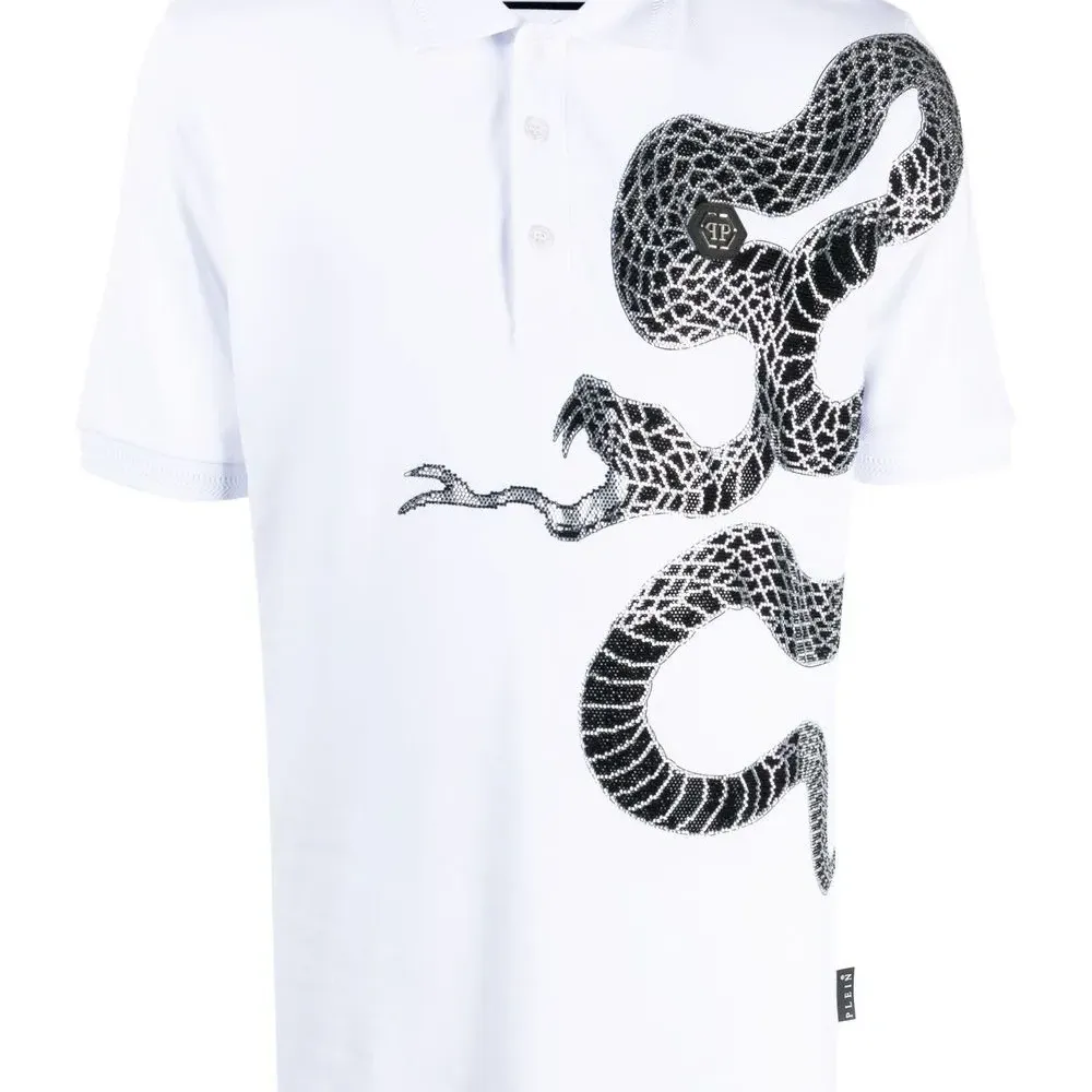 Рубашка поло с графичным принтом