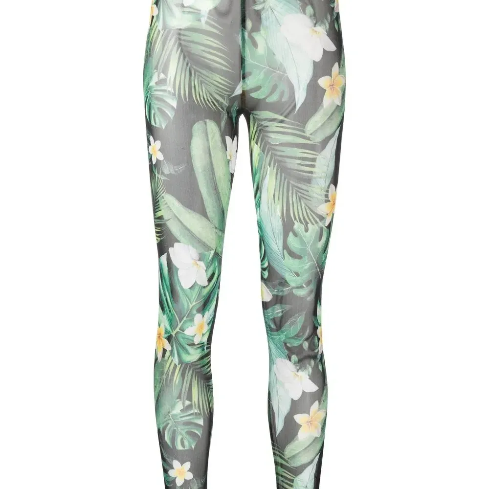 Легинсы с графичным принтом