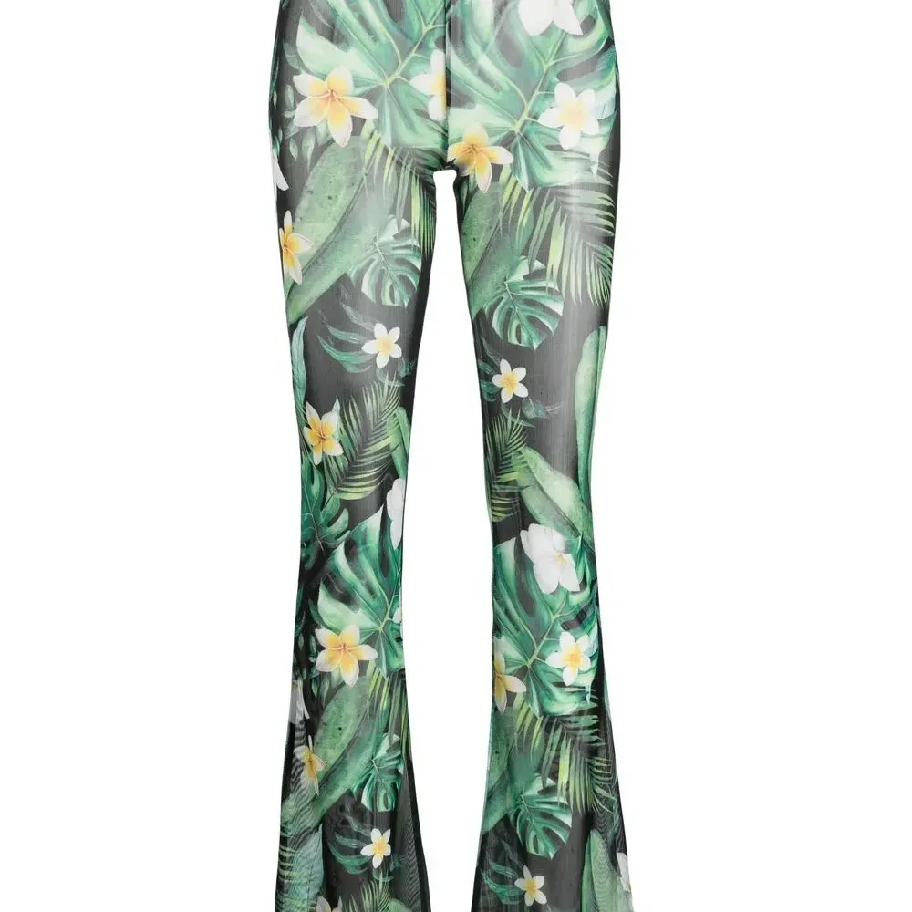 Расклешенные брюки с принтом Hawaii