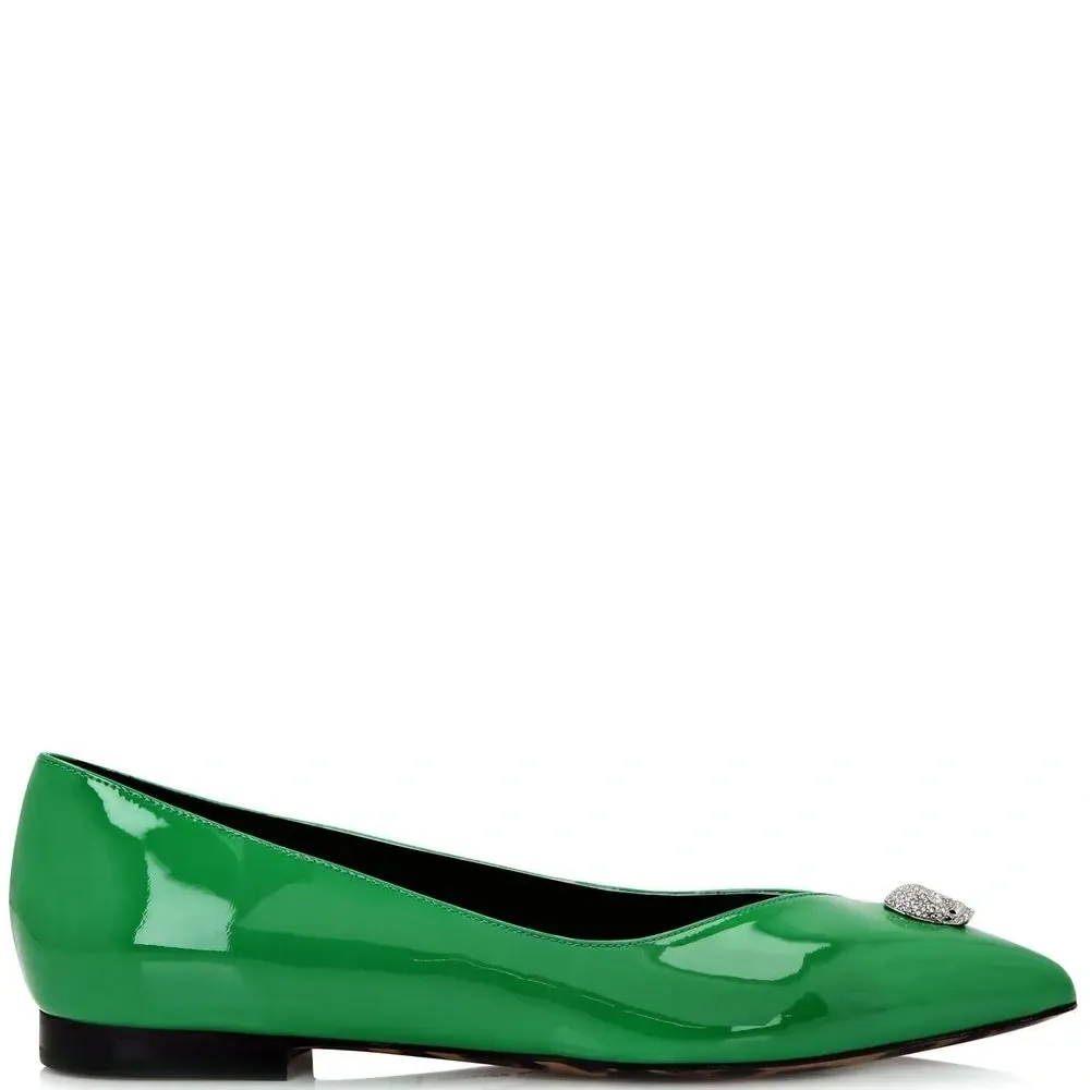 Балетки с подвеской Skull