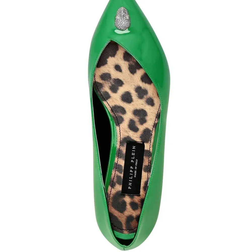 Балетки с подвеской Skull