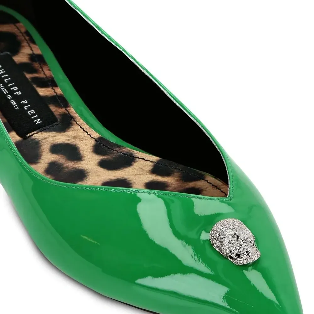 Балетки с подвеской Skull