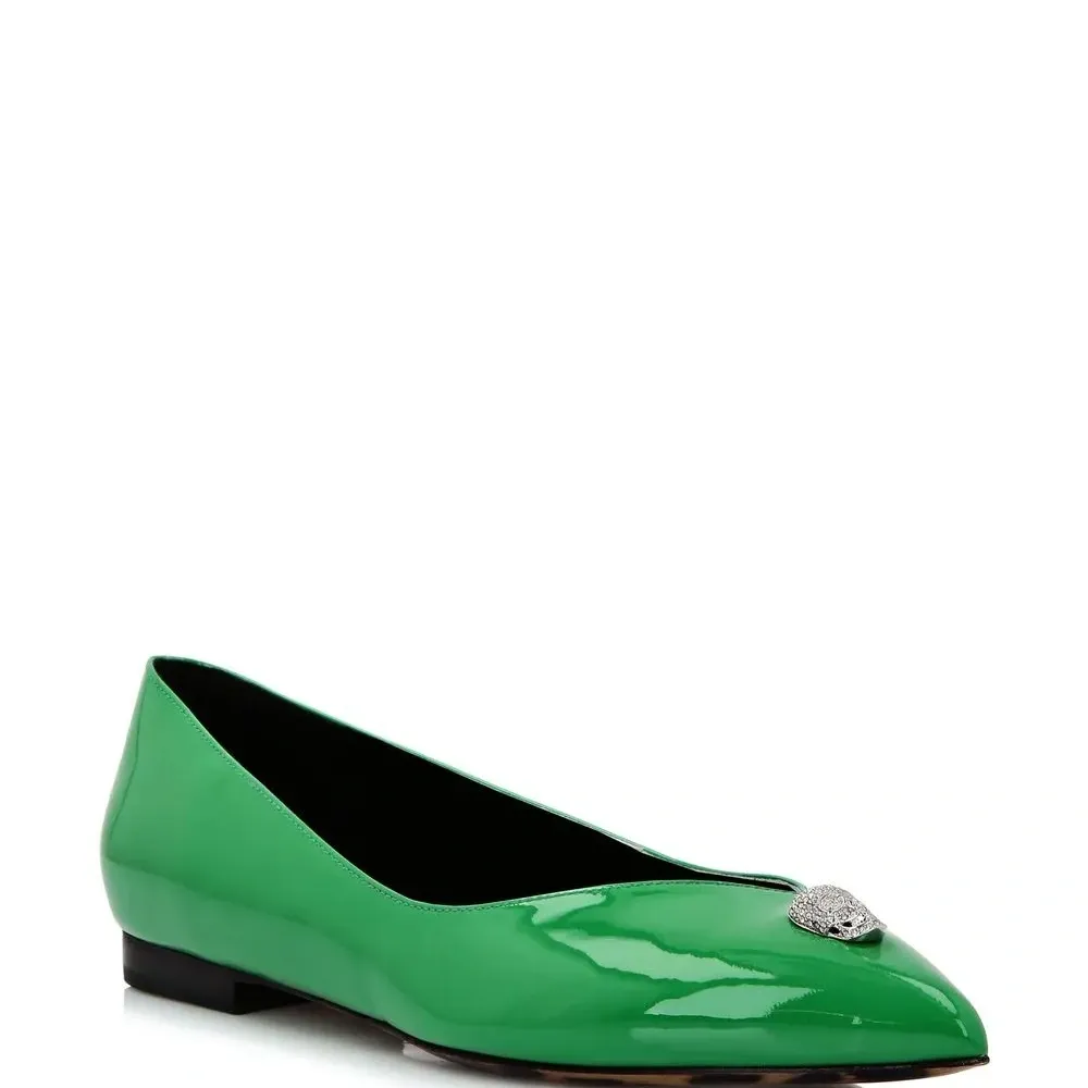 Балетки с подвеской Skull