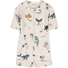 Комбинезон из переработанного полиэстера с принтом