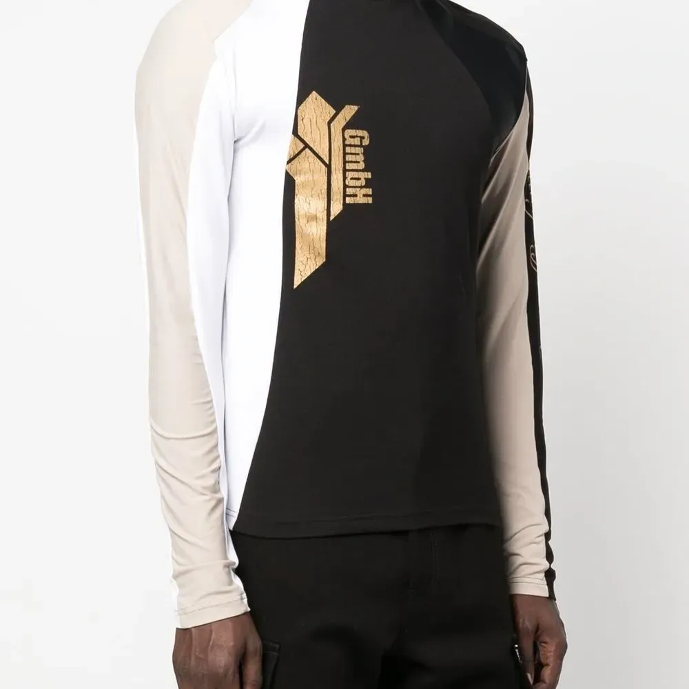 Футболка в стиле колор-блок