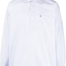 Полосатая рубашка с длинными рукавами Полосатая рубашка с длинными рукавами