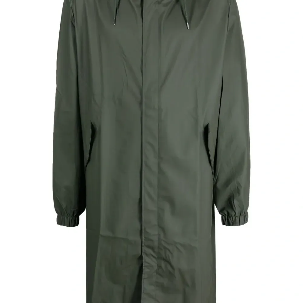 Плащ с капюшоном и кулиской Плащ с капюшоном и кулиской