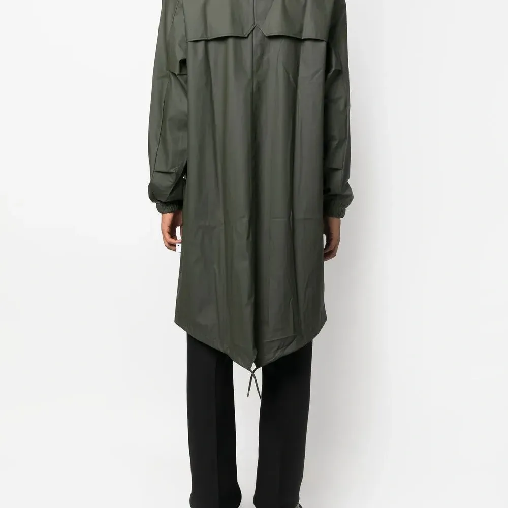 Плащ с капюшоном и кулиской Плащ с капюшоном и кулиской