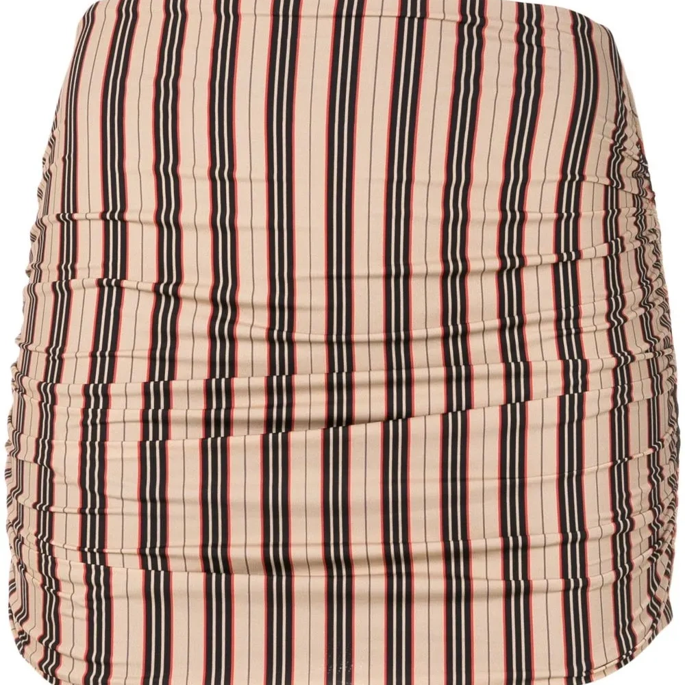 Полосатая юбка мини