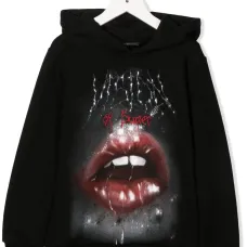 худи с графичным принтом