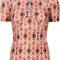 Футболка с цветочным принтом