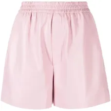 Шорты из искусственной кожи