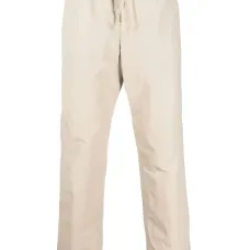 Прямые брюки с эластичным поясом