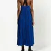 Broomstick pleated tank dress