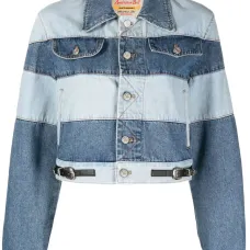 Джинсовая куртка Mahina в технике пэчворк Джинсовая куртка Mahina в технике пэчворк